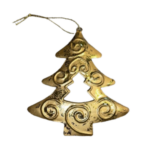 Dillard’s Metal Christmas tree ornament